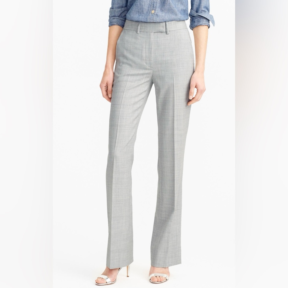 WHBM The Flare Light Grey Dress Pants Classic Office‎